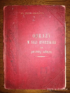 JASNA GÓRA Obrazy w Sali Rycerskiej 1900 r. 