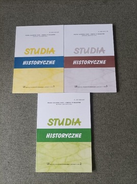 Studia Historyczne, 2009-2010, 3 tomy