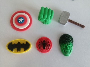 Batman cukrowy Hulk Spiderman figurka tort avenger