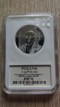 10zł.2020r.Leopold Caro-PR70