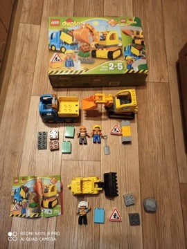 Lego duplo ciężarówka i koparka 10812 i 10930