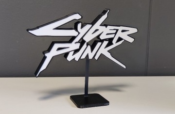 Cyberpunk Logo na półkę biurko, ozdoba, figurka