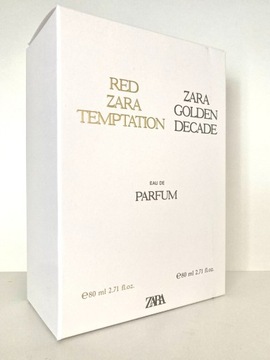 Zestaw Zara Red Temptation + Golden Decade 2x80ml