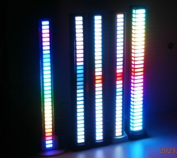 Taśma diodowa LED RGB słupek efekt świetlny muzyka