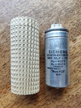 Siemens kondensator 10uF 420V B25834-K4106-K9