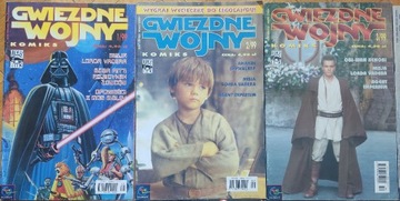Seria Gwiezdne Wojny komiks 1999 i 2000r -11 sztuk