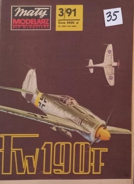 MM 3/1991 Samolot myśliwski Focke-Wulf Fw 190F 