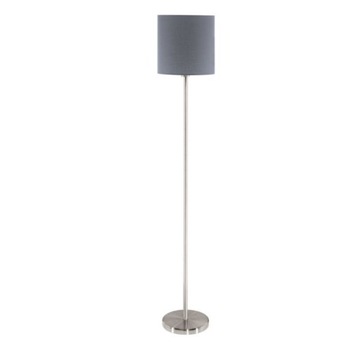 Lampa podłogowa EGLO PASTERI 95166 szaro srebrna