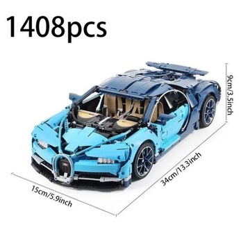 Bugatti Chiron klocki typu Lego 