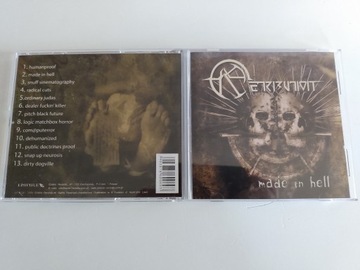 RETRIBUTION - "Made In Hell"  CD