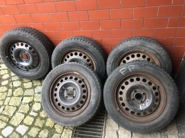 Stalowe kola /zimowe opony Pirelli x 3, Kleber x 2