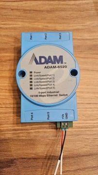 Switch ADAM-6520 profesjonalny. Zasilanie DC