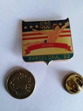 Odznaka sportowa Barcelona 92