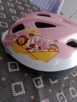 Kask rowerowy BTWIN Baby H 300 PINK rozm. 46-53 cm