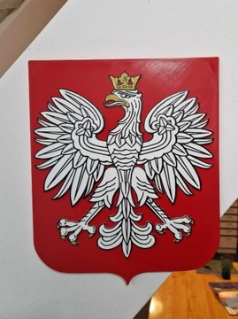 Godło Polski Polska herb orzeł biały na ścianę 