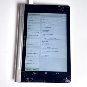 Tablet Lenovo Yoga 8 3G B6000-h, działa, zbity