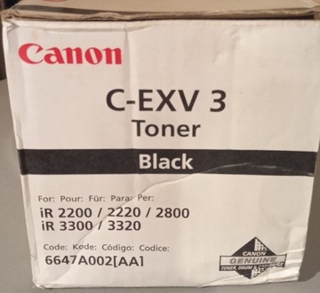 Oryginalny toner Canon C-EXV 3