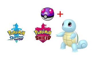 Pokemon Sword/Shield Shiny Squirtle + Master Ball