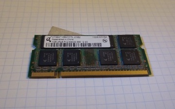 Ram QIMONDA 1GB 2Rx8 pc2-6400s-666