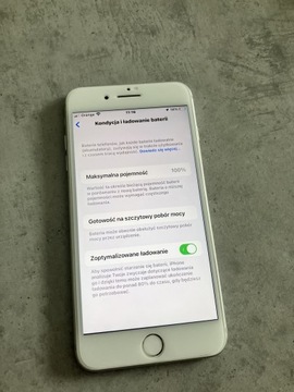 Apple iPhone 8 Plus 64GB Srebrny %100 Bateria