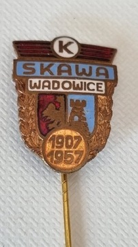 SKAWA WADOWICE 50 LAT ODZNAKA KLUBOWA 