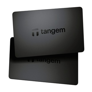 Portfel Tangem Wallet 2.0 czarny na 2 karty nowy
