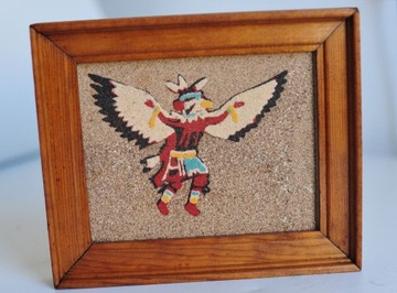 Obrazek stary z piasku Eagle Dance Ceremony