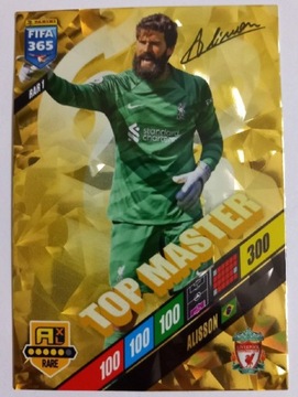 PANINI FIFA 365 2024 RARE TOP MASTER RAR1 ALISSON