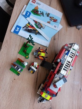 Lego pojazd straz pożarnej 