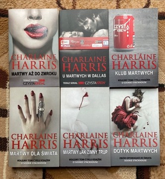 CZYSTA KREW Charlaine Harris 1-5 + Dotyk Martwych