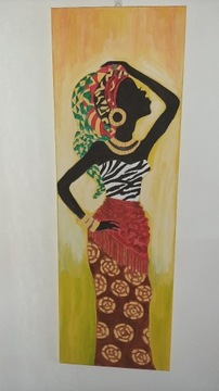 Obraz ręcznie malowany "Kobieta w słońcu"