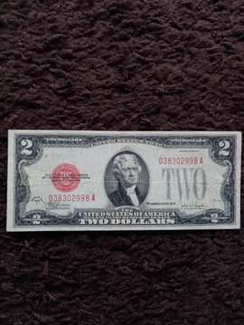 2 Dolary 1928, czerwona pieczęć 