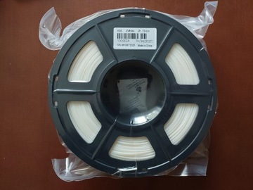 Nowy filament ABS 1 kg Sunlu, kolor biały, 1,75 mm