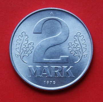 2 Marki 1975 r - Niemcy NRD  Mennicza !!