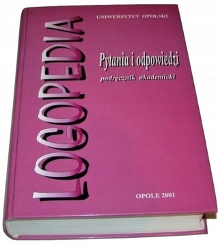 Logopedia pytania i odpowiedzi Podręcznik UNIKAT