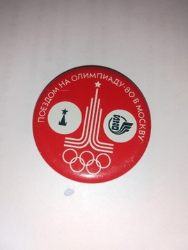 Moskwa 1980,Olimpiada odznaka/przypinka