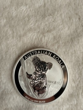 Srebrna moneta Koala 2015 Australia UNC