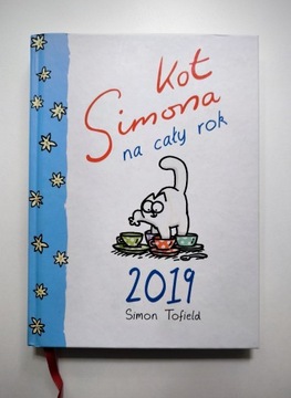 Kot Simona na cały rok kalendarz książkowy 2019