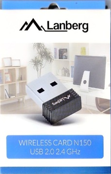 KARTA SIECIOWA WIRELES CARD N150 USB 2.0 2.4 GHZ