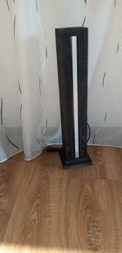 Lampa LED drewniana stojąca wysokość 54cm