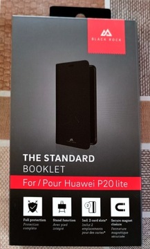 Pokrowiec z klapką BLACK ROCK Huawei P20 Lite 
