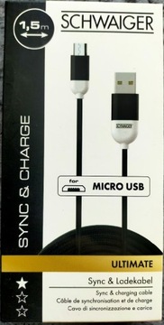 Kabel micro USB SCHWAIGER 