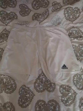 Białe spodenki Adidas ENTRADA 22 SHORTS