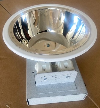 Lampa oprawa DL 220 2x 26W PL-c RAL9016