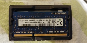 RAM 4gb SK hynix laptop 1Rx8 PC3L - 11 - 13 - B4