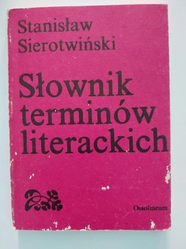 Sierotwiński - "Słownik terminów literackich"