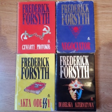 Frederick Forsyth zestaw czterech (4) książek