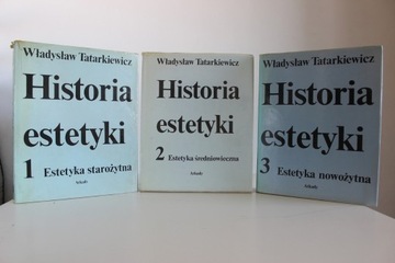 HISTORIA ESTETYKI t. 1-3 I-III 1 2 3 TATARKIEWICZ