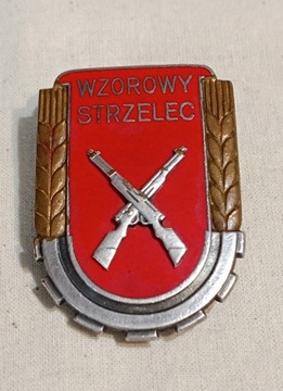 Odznaka wzorowy strzelec 1951