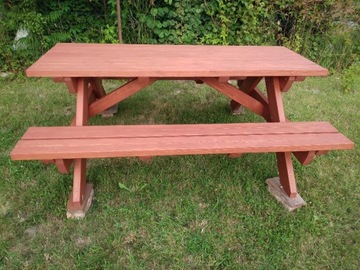 Stolik piknikowy drewniany 2m